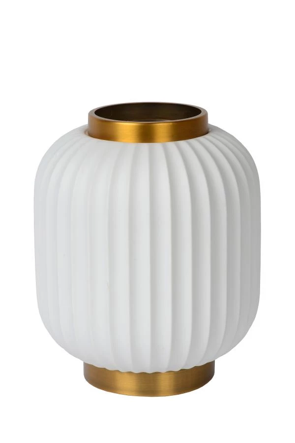 Lucide GOSSE - Table lamp - Ø 19,5 cm - 1xE14 - White - turned off